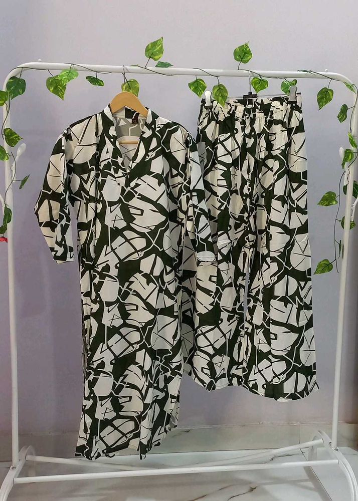Dark Green Brand New Coord Set