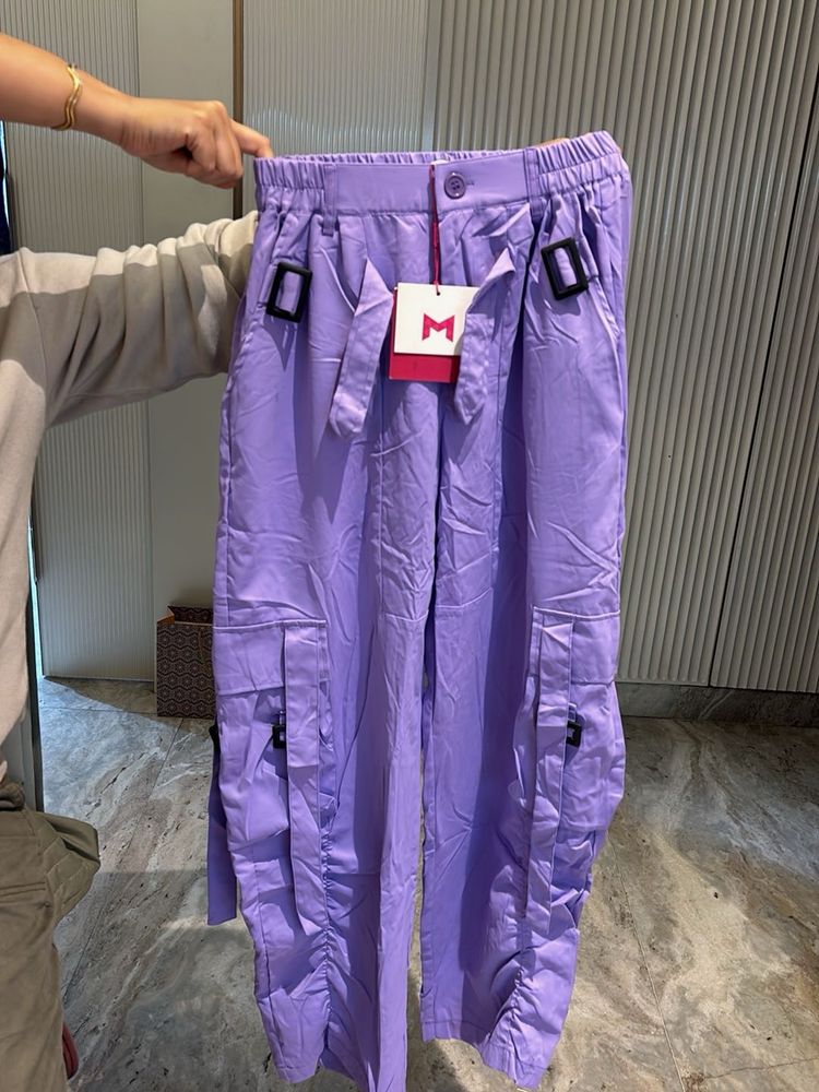 Lavender Cargo Pants