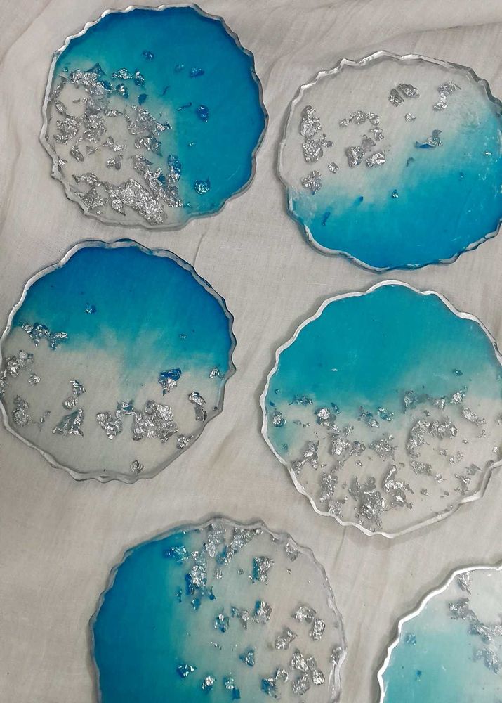 Resin Coasters (Set of 8)