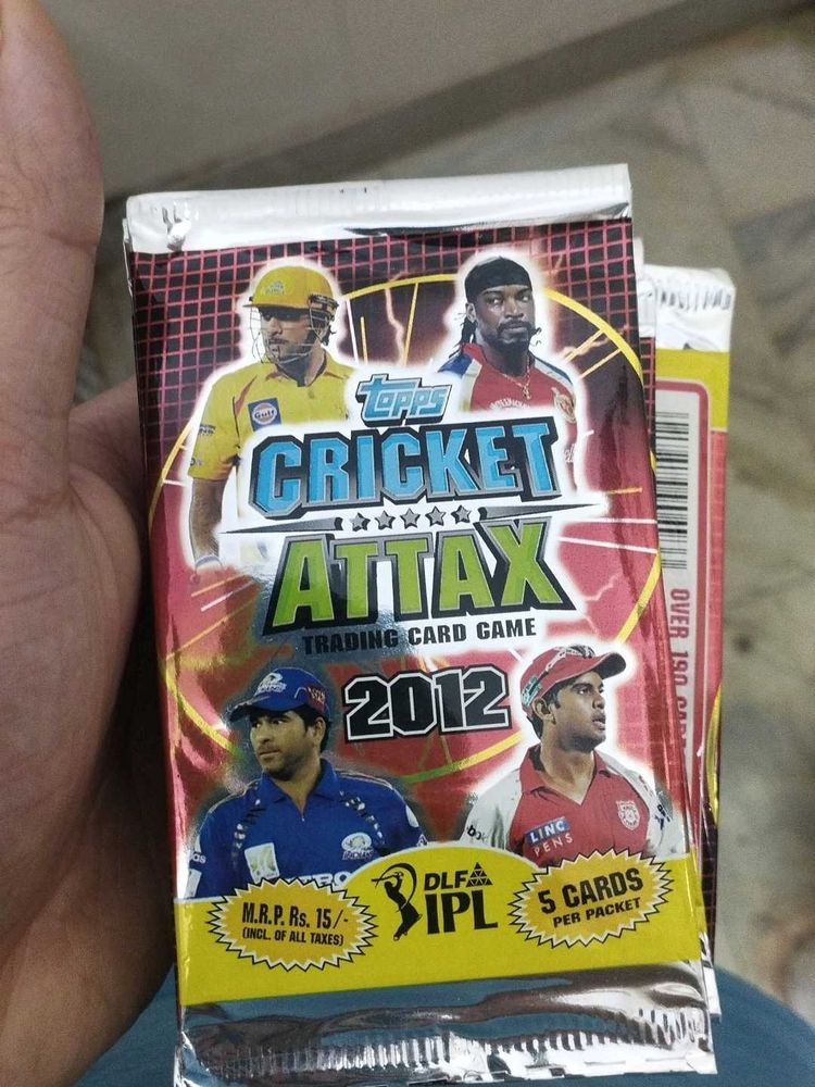 Topps Cricket Attax 2012 Trading Cards(20 Packs)