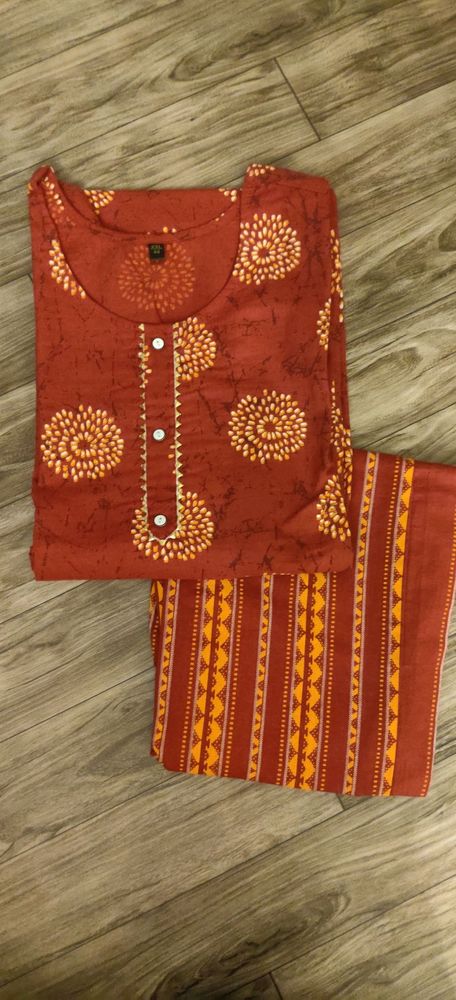 Cotton Kurti with Pants