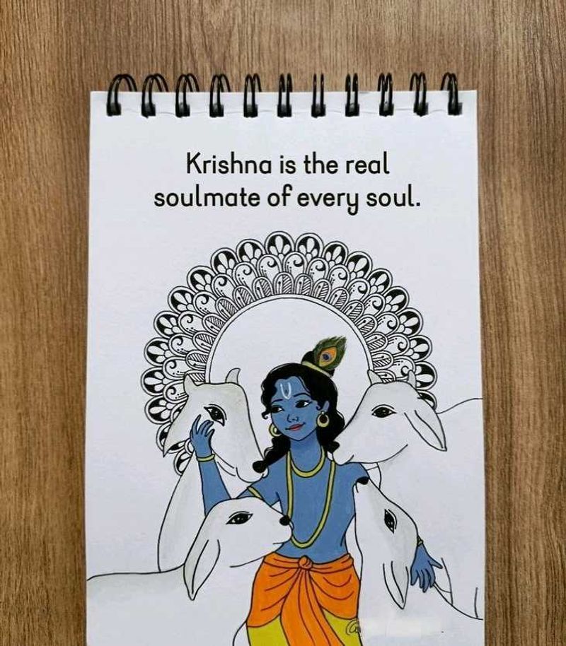 Krishna Mandala Art