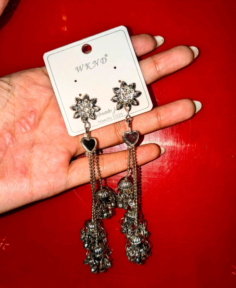 WKND Silver Dangle Earrings