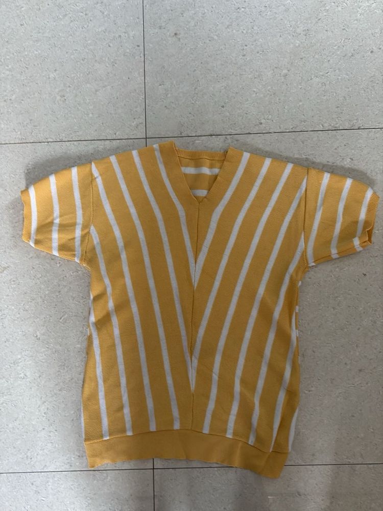 Striped Yellow Tee