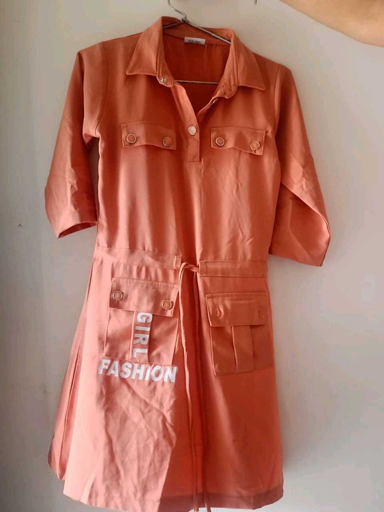 Cute Orange Dress