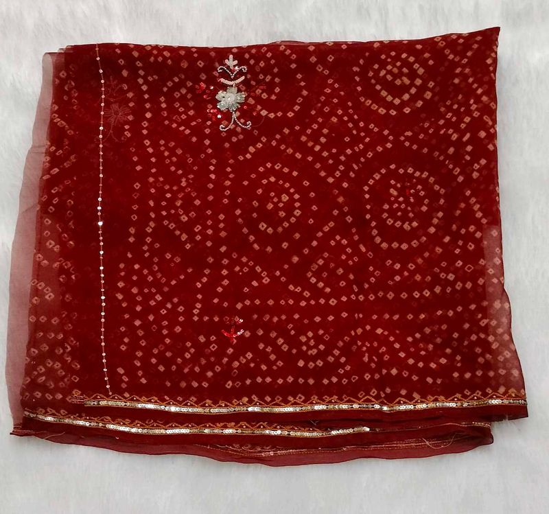 Bandhani blouse piece