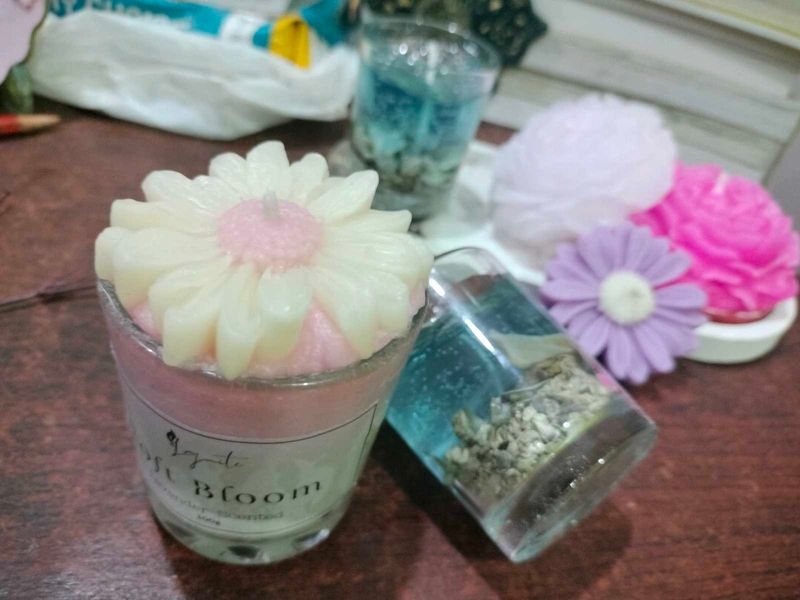 Scented Candle With Lavender Fragrance