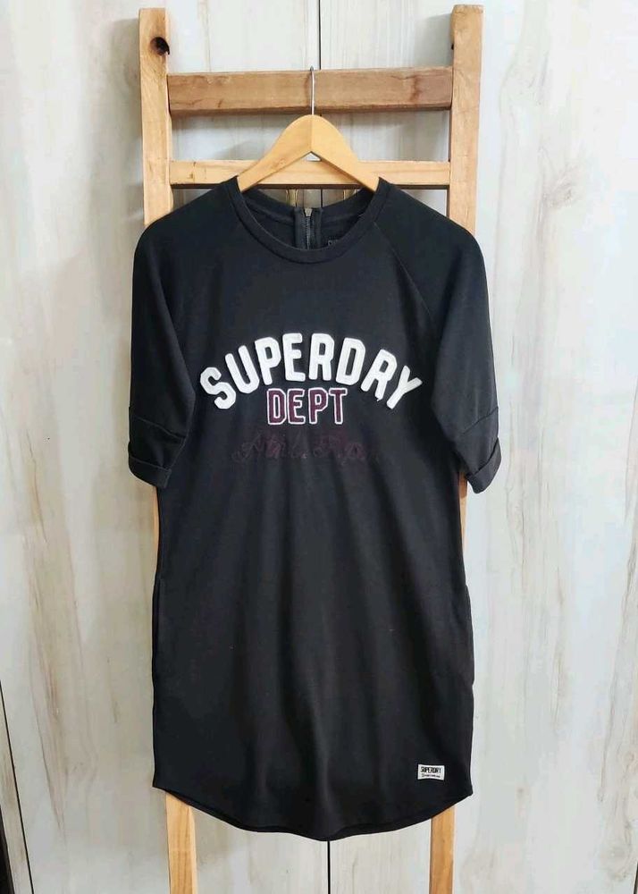 Charcoal Colour Swift Long Top Size-34