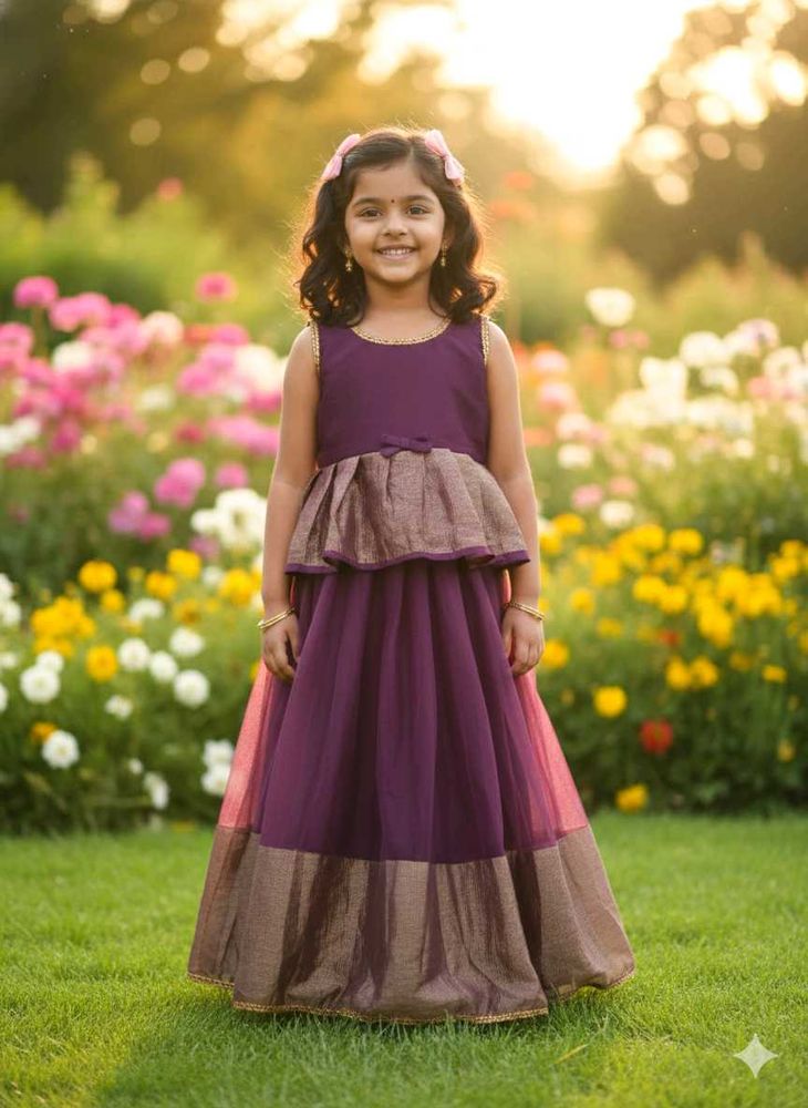 homemade Adorable Ethnic Dress for Girls