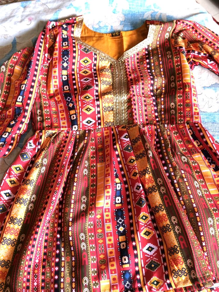 A Multi Color Printed Kurti