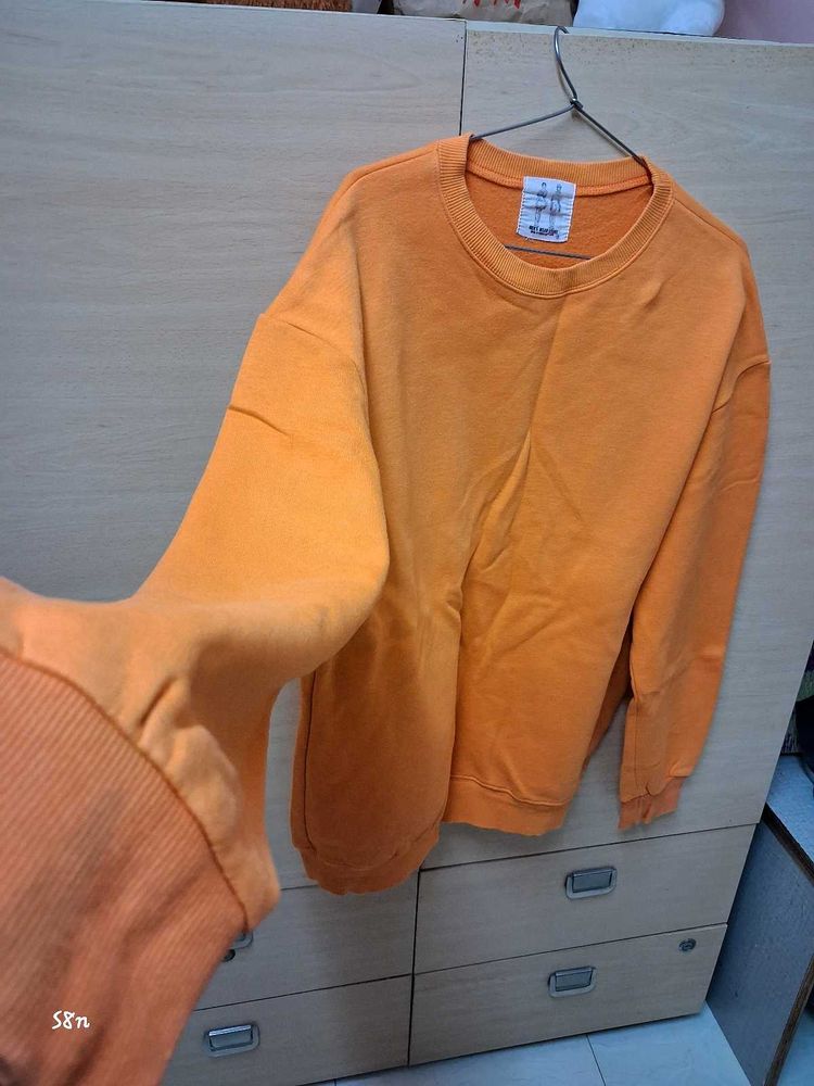 Orange Pullover Sweater
