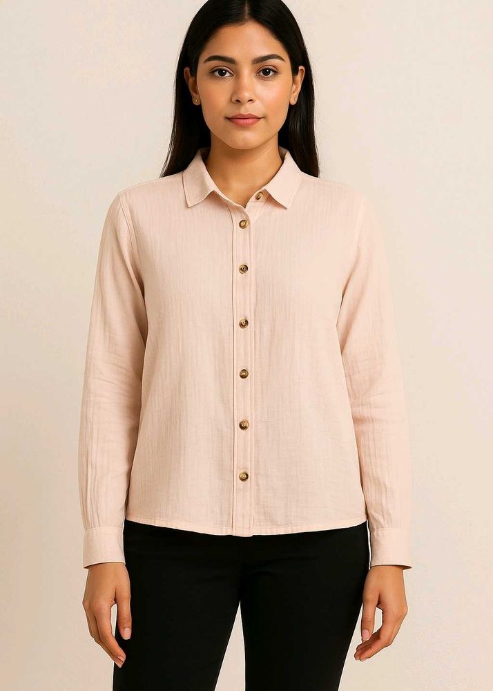 Classic Cotton Shirt For Women | XL | 50 Inch Bust