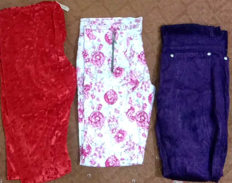 Pack Of 2 Jeans And 1 Payjama