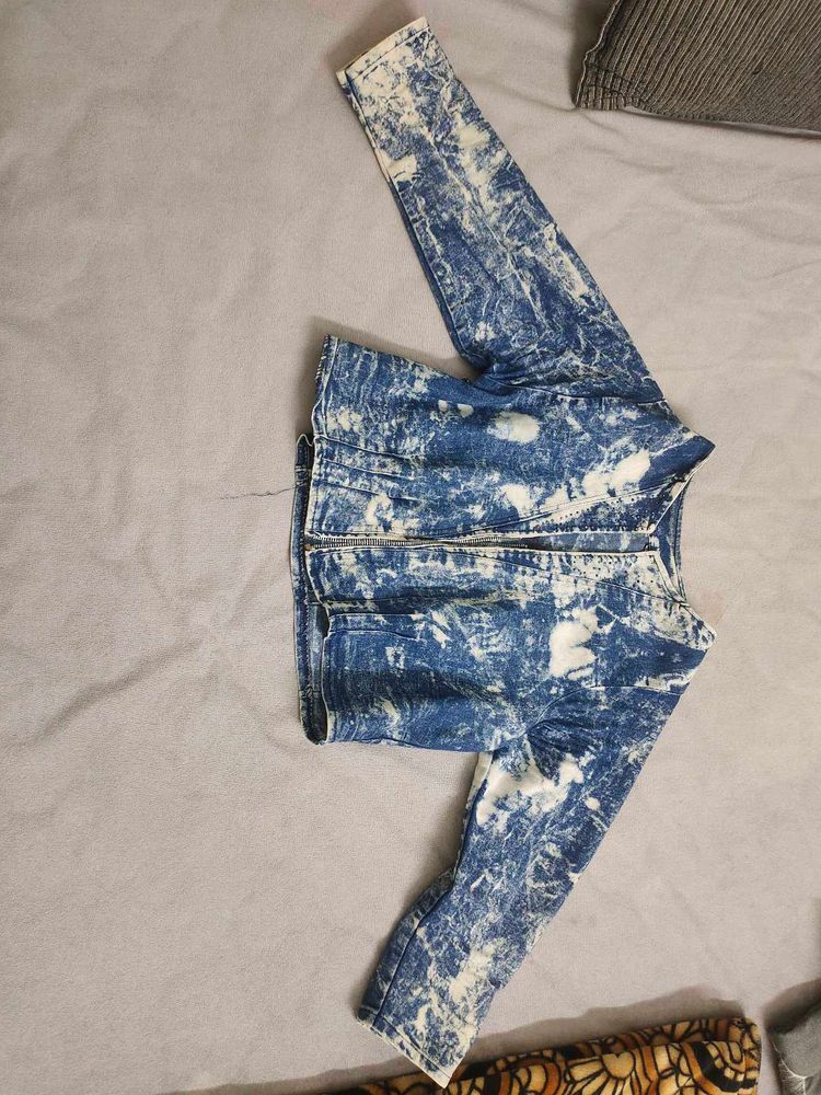 Acid Wash Denim Jacket