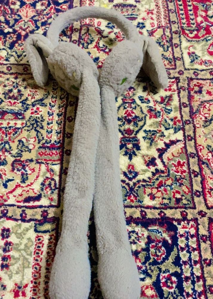 tranding Cute Bunny Ear Moving Headphones