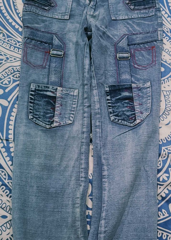 Unique Detail Denim Jeans 👖