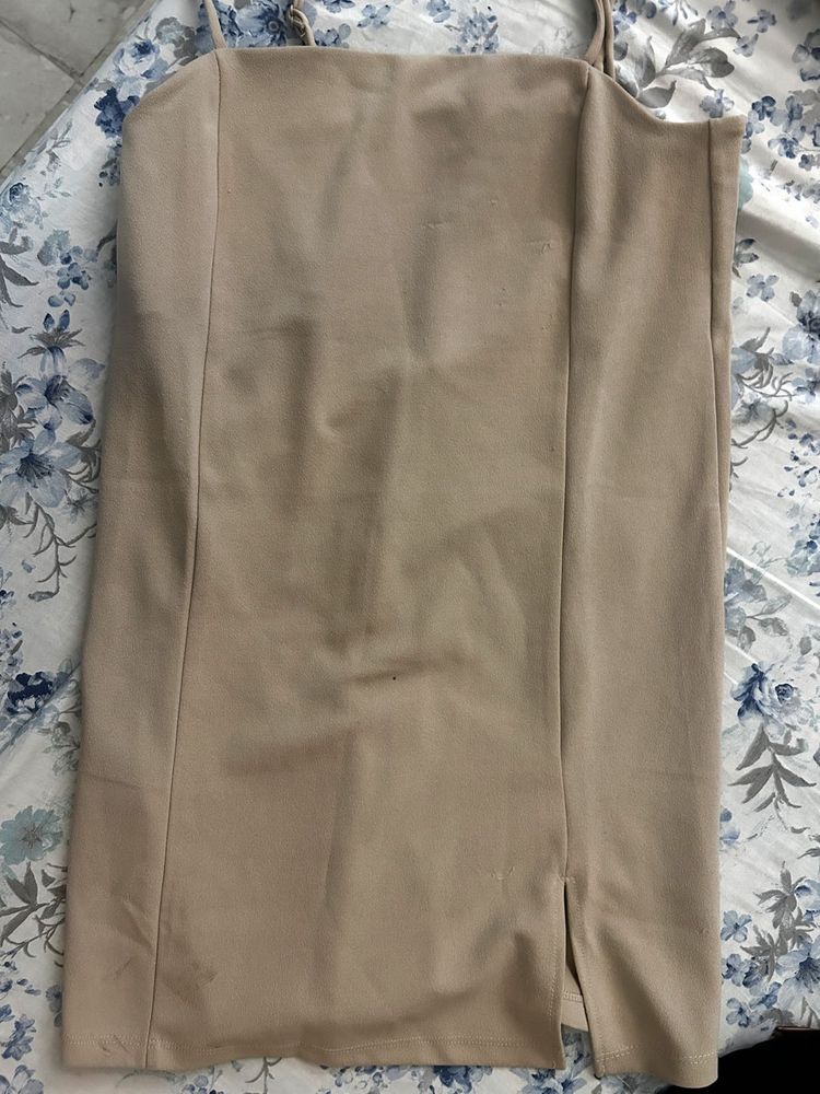 Nude Mini Dress