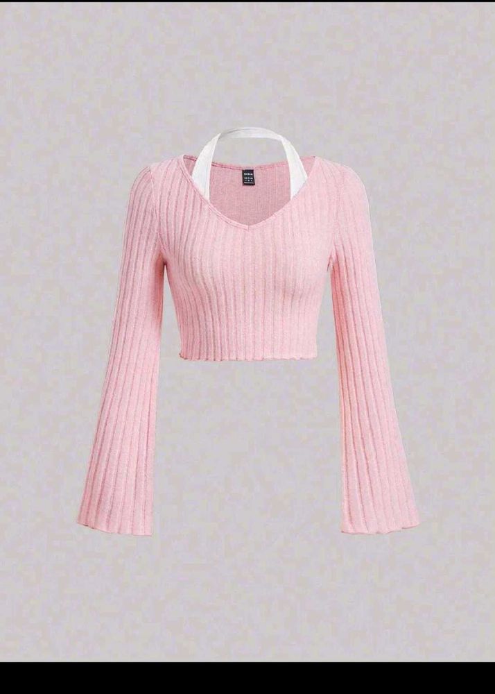 SHEIN Cute Pink Top