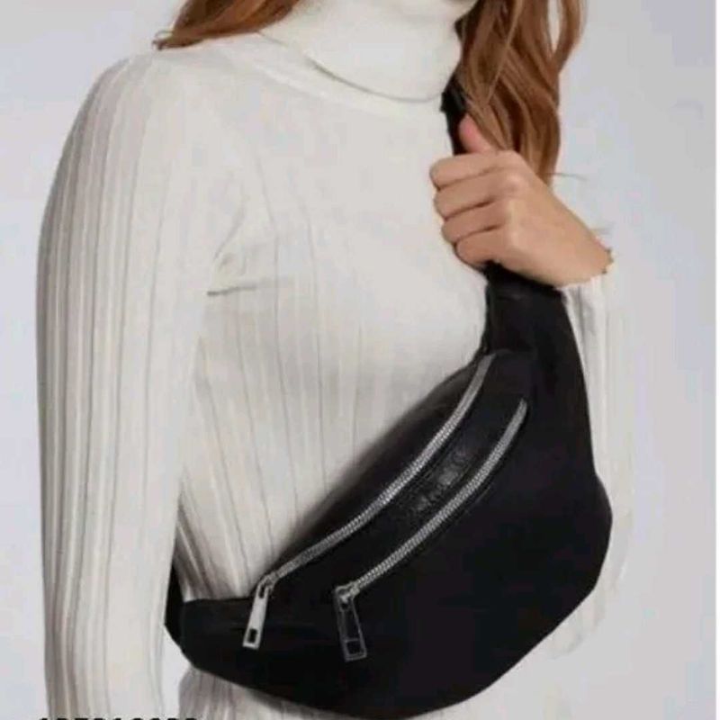 Black Fashion Fanny Pack