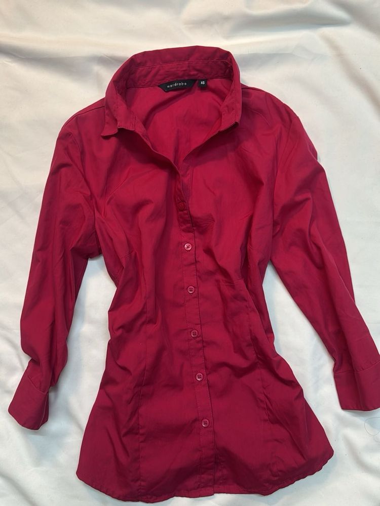 Pink Sandro Paris Button-Down