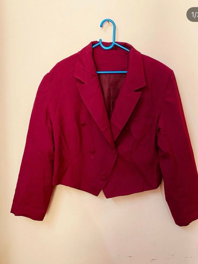 Crop Blazer