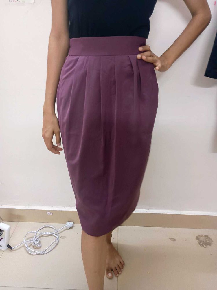 Satin Formal Skirt