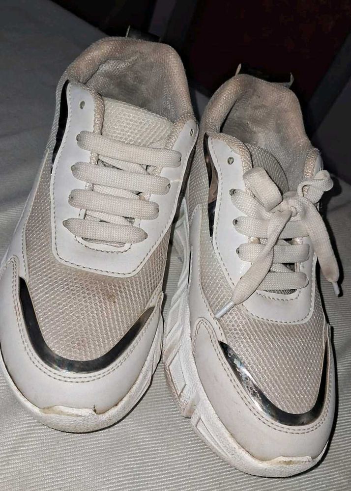 Stylish White Sneakers