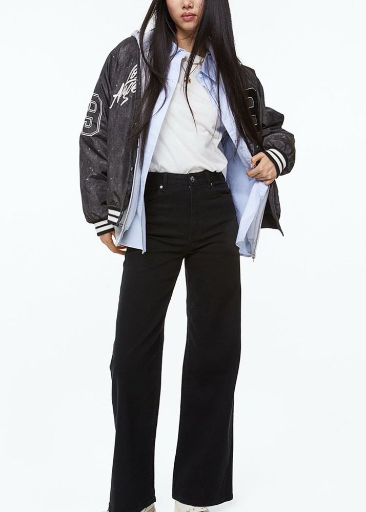 H&amp;M Wide Twill Trousers