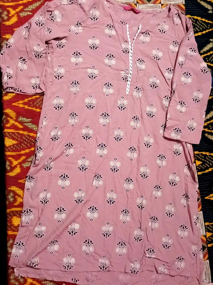 Floral Print Kurta