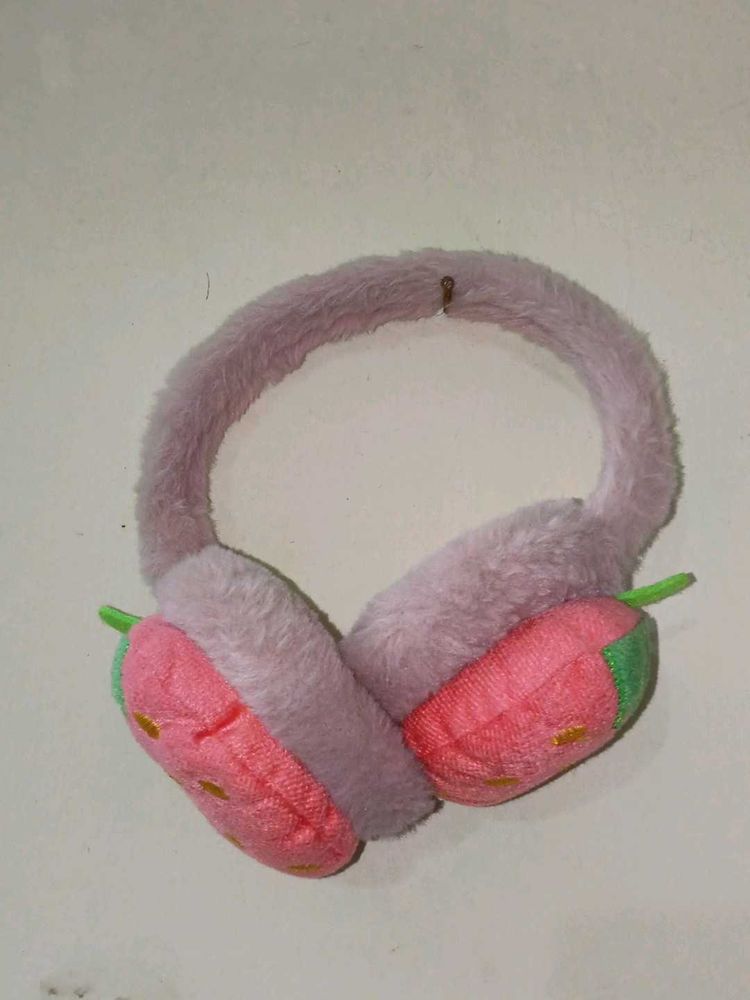 Strawberry Earmuffs - Cute &amp; Warm