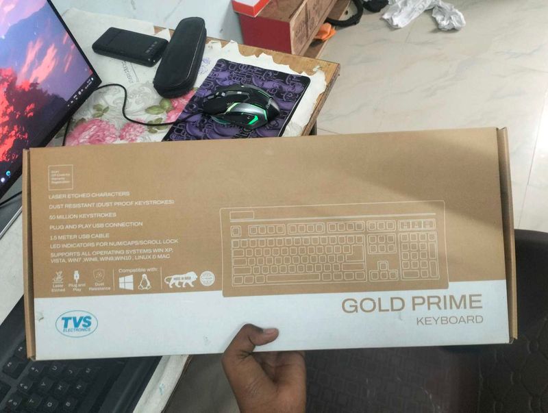 TVS Gold Prime Keyboard - New in Box!