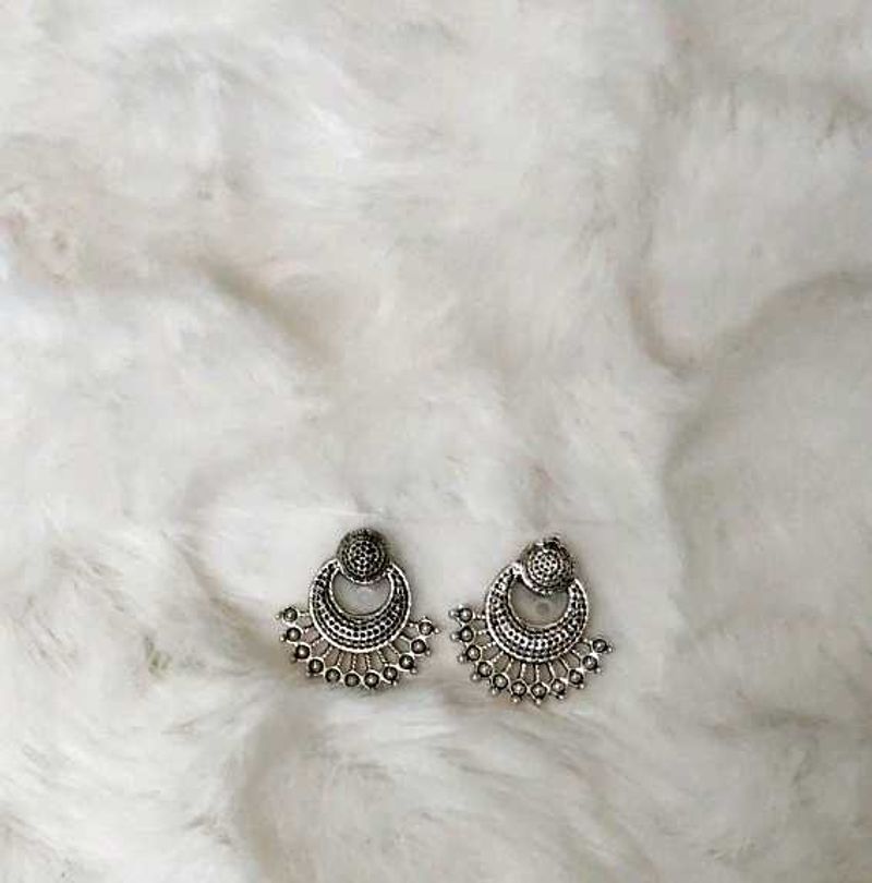 Artificial Silver Earrings