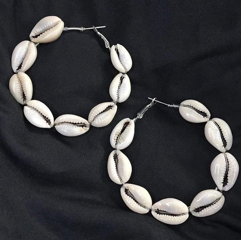 Combo Of 3 Shell &amp; Pearl Earrings