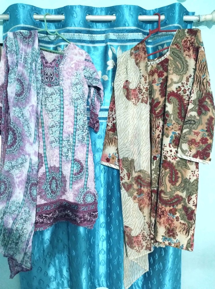 Cotton Combo Pakistani Suit Set Of 2