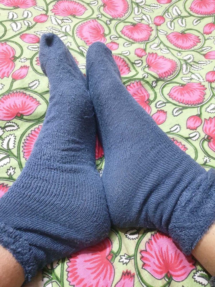 Comfy Blue Socks