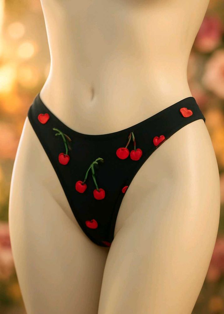 🇳🇿💫♥️ Cherry Print Ruffeld Bottom Wear