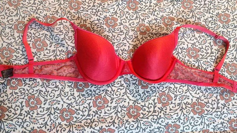 Hot Pink Zivame Pushup Bra( 34 B)