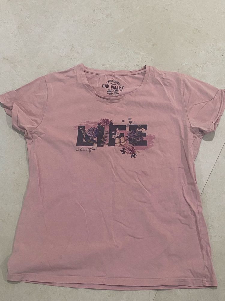 Oak Valley &#39;Life is Beautiful&#39; Tee