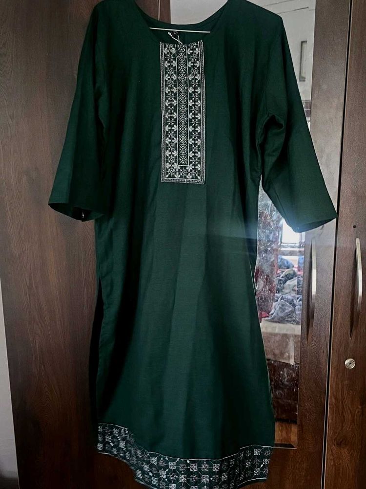Elegant Green Kurta