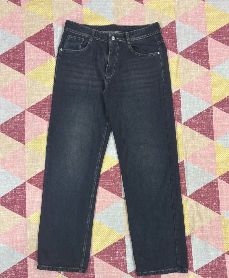 Dark Wash Straight Leg Jeans