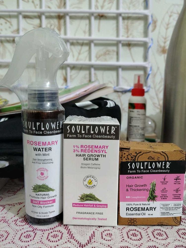 Soulflower Hair Growth Trio