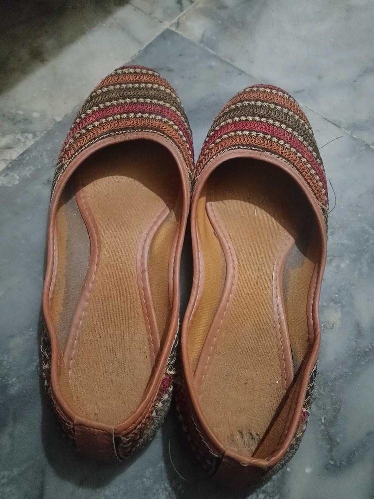 Embroidered Flats &amp; Sandals