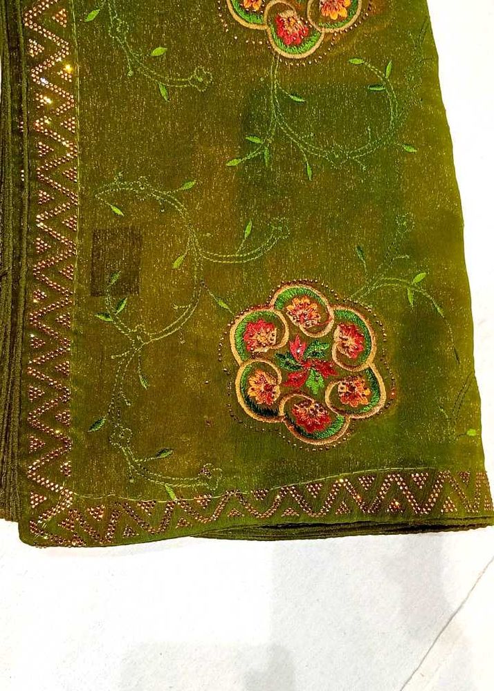 Green Saree