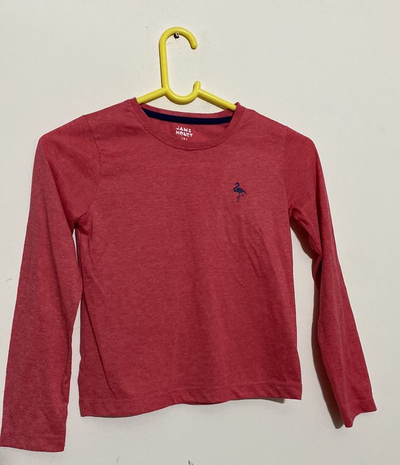 Full Sleeves T Shirt For 7-8 Yrs Girls
