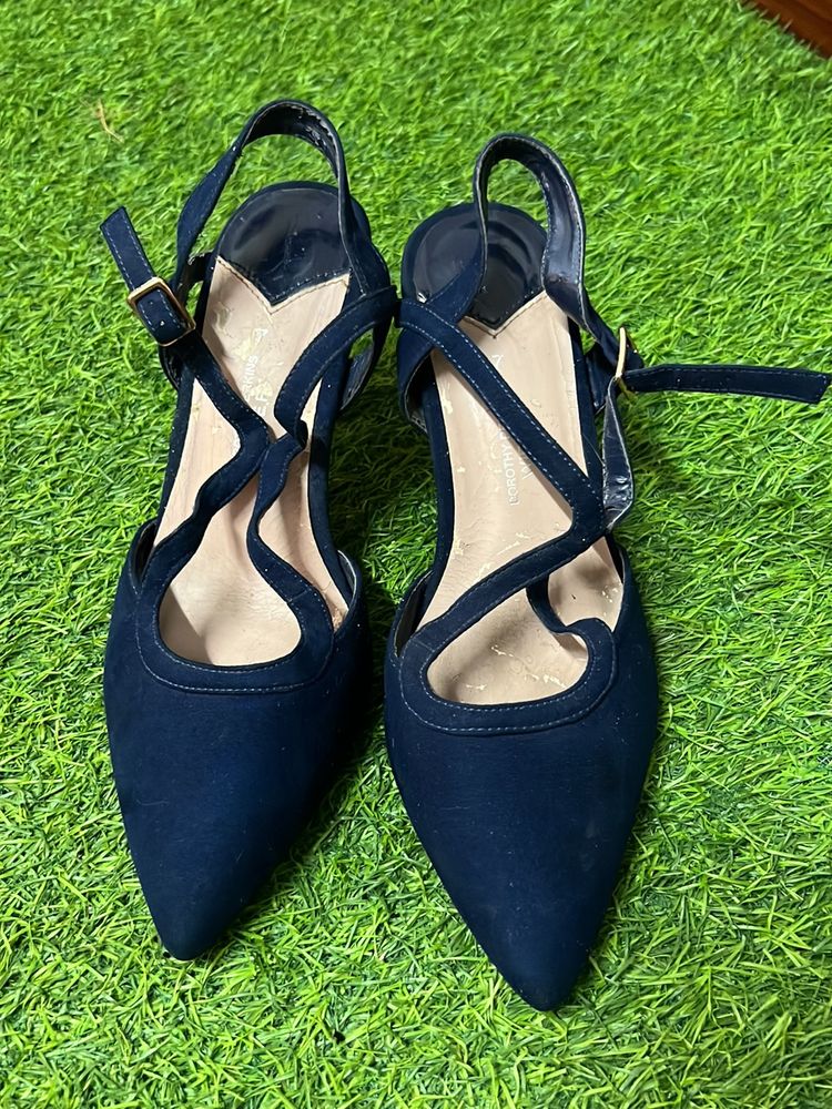 Peeled’ Euro 40size’ Dorothy Perkins Heels (insole Paint Is Already Peeling)