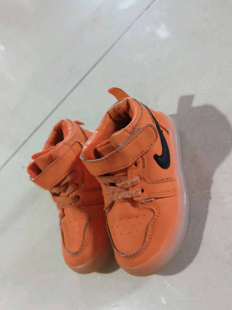 Orange Boy Shoes