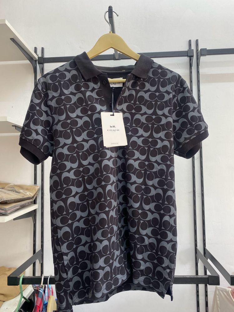 Coach Patterned Polo Shirt