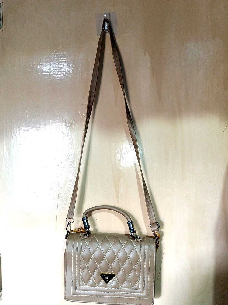 A Nude Sling Bag