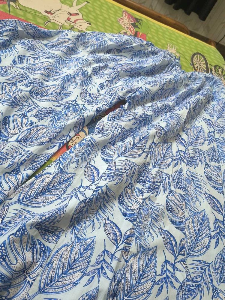 Floral Print Sharara in Cotton Fabric