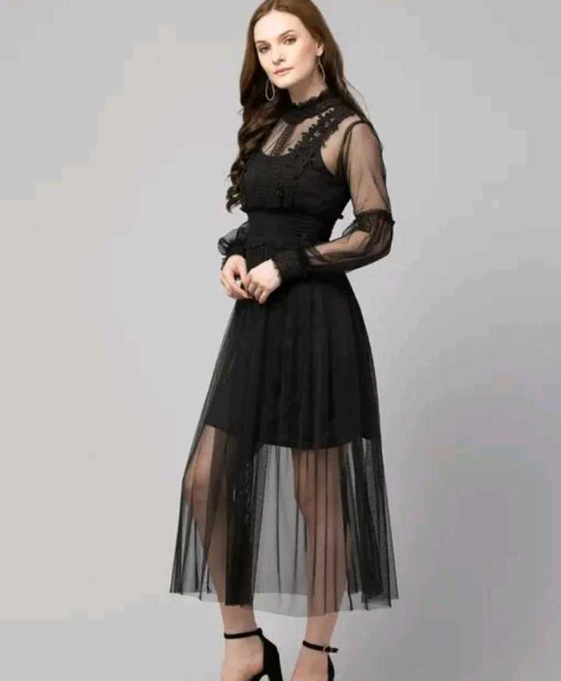 teal net western dress